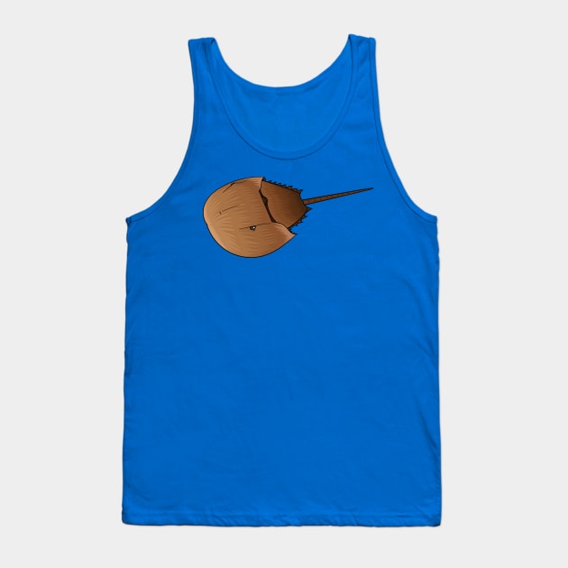 Horseshoe crab cartoon illustration Tank Top by Cartoons of fun